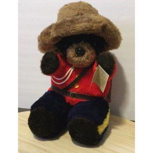 Canadian Mountie Bear RCMP Mara Plush Toys 15” Made In Canada